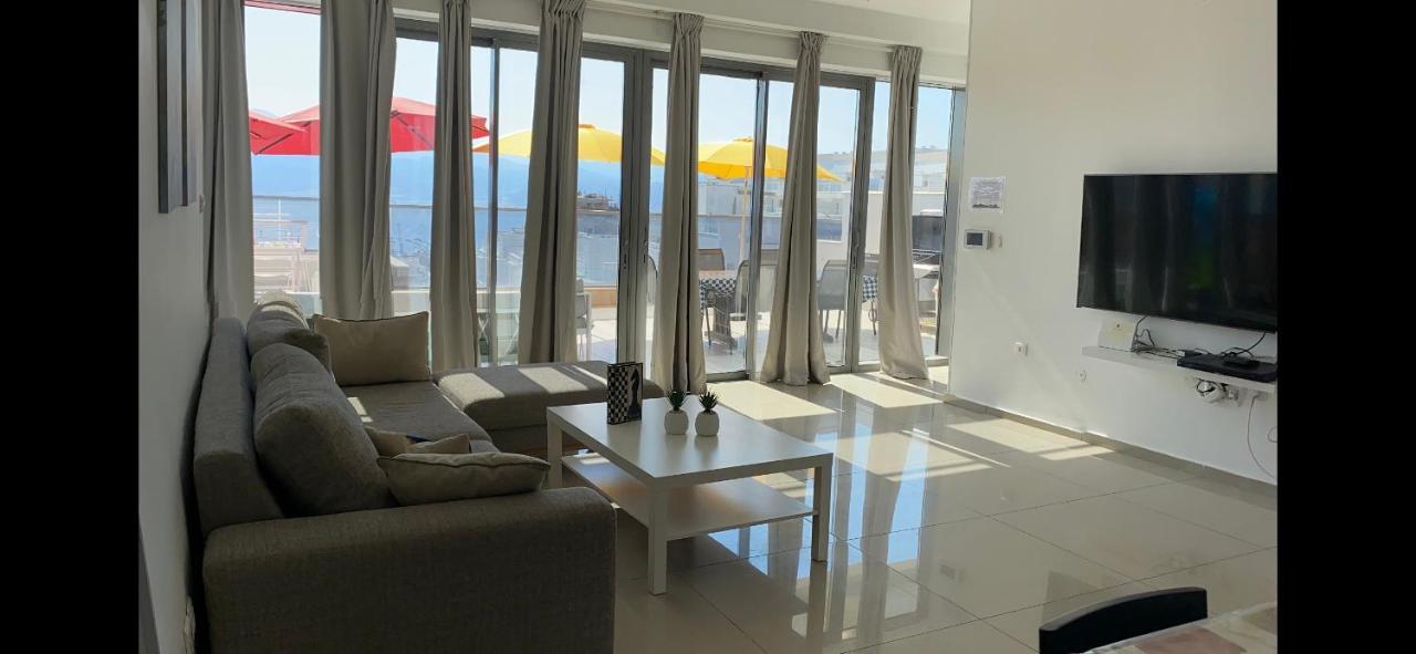 Stunning Penthouse With Sea Views And Private Heated Pool Apartment Eilat Exterior photo